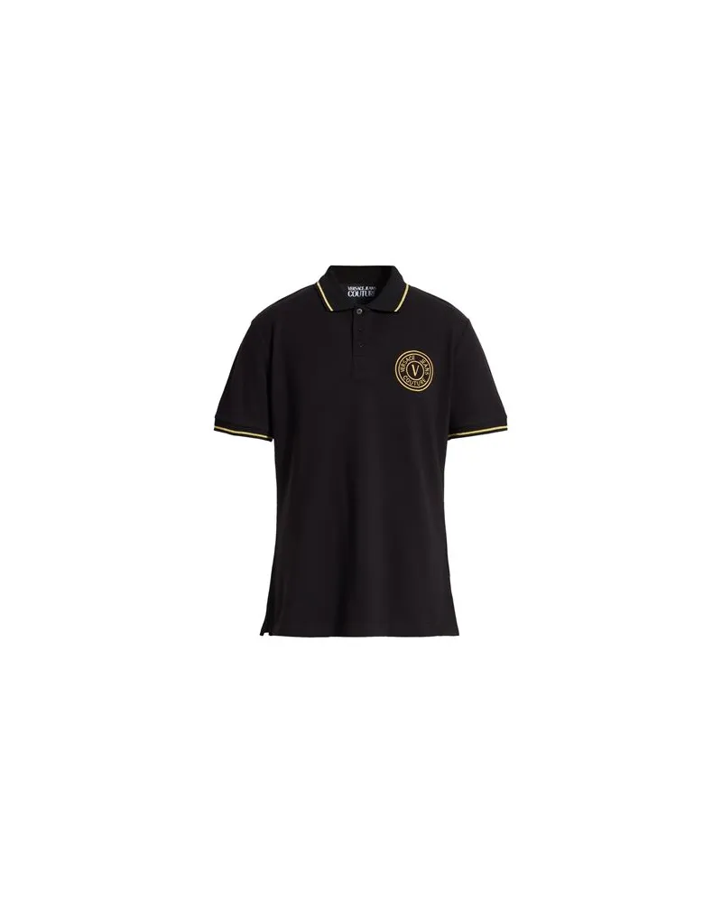 Versace Jeans TOPS - Poloshirtsauf YOOX.COM Schwarz