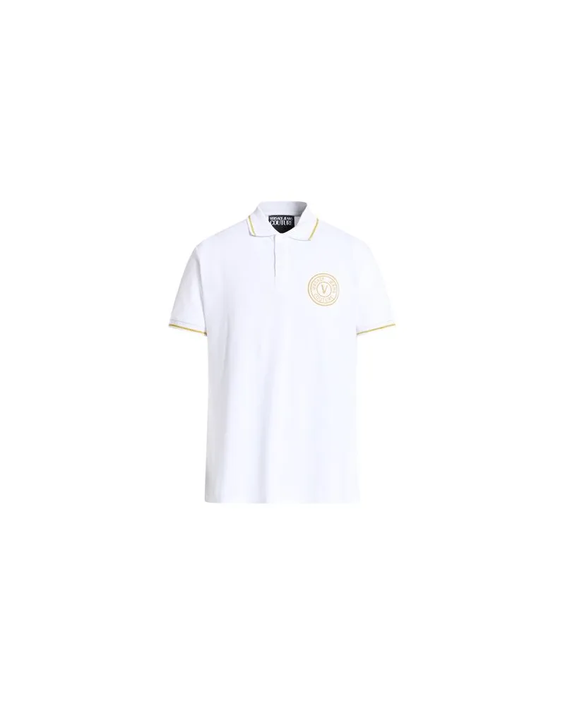 Versace Jeans TOPS - Poloshirtsauf YOOX.COM Weiß