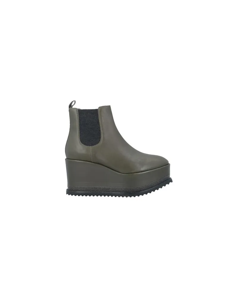Brunello Cucinelli SCHUHE - Stiefelettenauf YOOX.COM Militärgrün