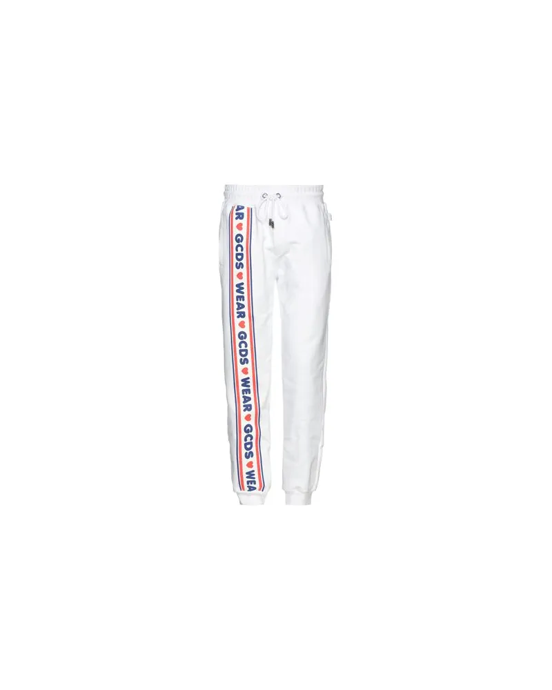 GCDS HOSEN & RÖCKE - Hosenauf YOOX.COM Weiß