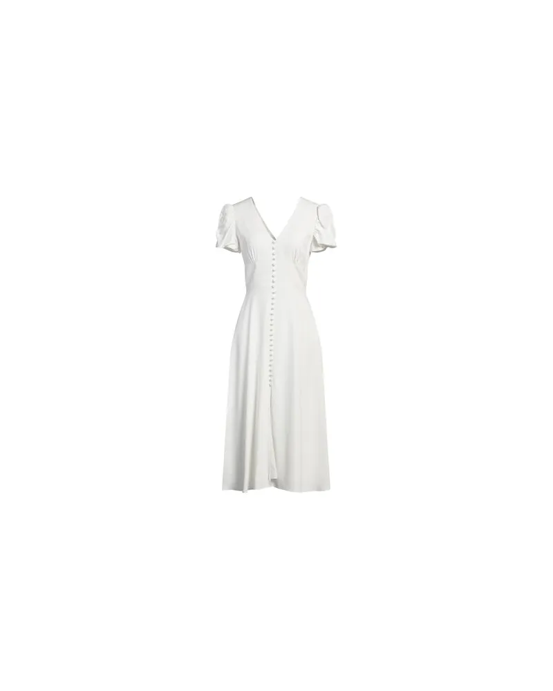 Saloni KLEIDER - Midi-Kleiderauf YOOX.COM Weiß