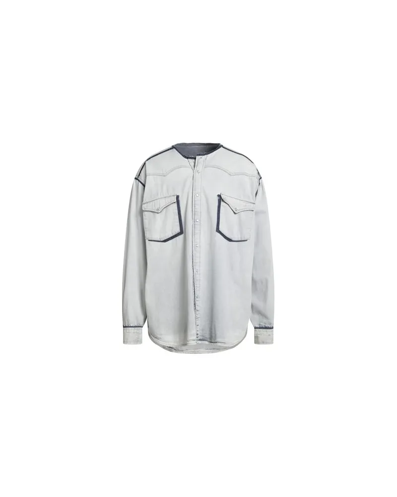 Maison Margiela TOPS - Jeanshemdenauf YOOX.COM Blau