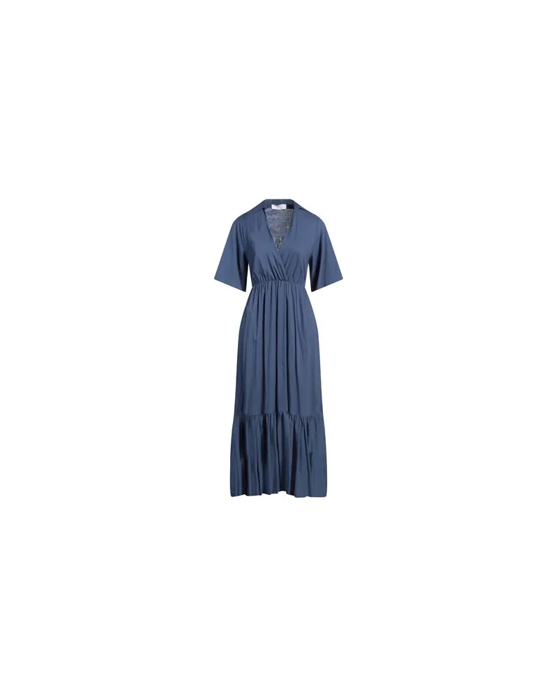 Kaos KLEIDER - Midi-Kleiderauf YOOX.COM Marineblau