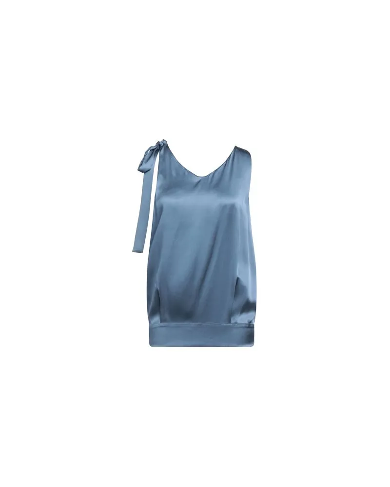 Semicouture TOPS - Topsauf YOOX.COM Taubenblau