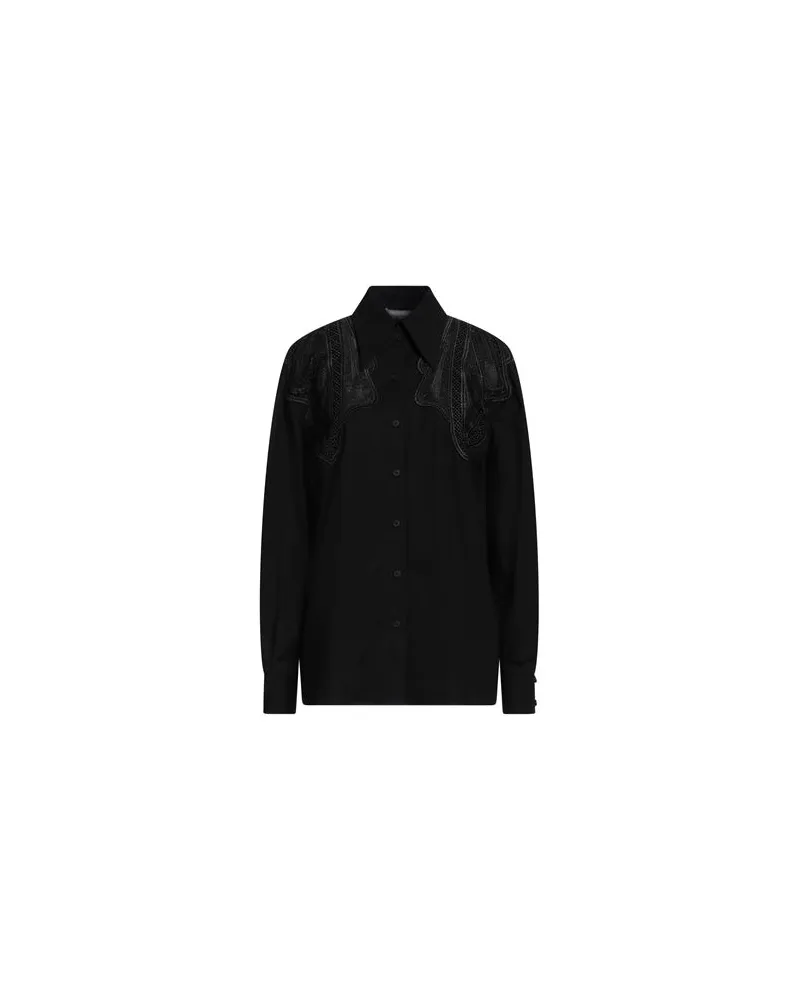 Alberta Ferretti TOPS - Hemdenauf YOOX.COM Schwarz