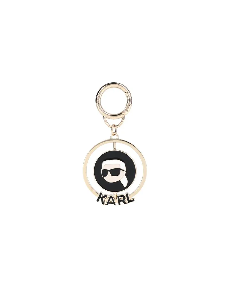 Karl Lagerfeld Kleinlederwaren - Schlüsselanhängerauf YOOX.COM Gold