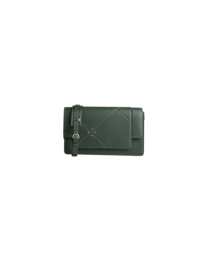 Borbonese TASCHEN - Umhängetascheauf YOOX.COM Dunkelgrün