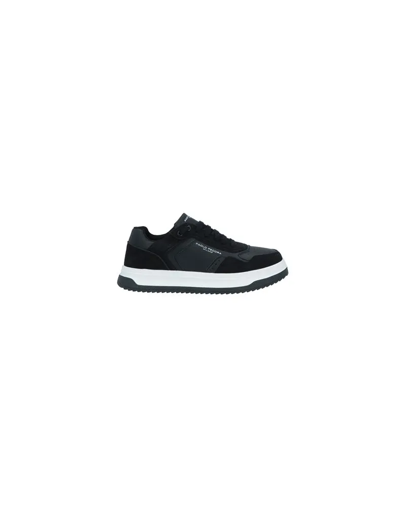Paolo Pecora Milano SCHUHE - Sneakersauf YOOX.COM Schwarz