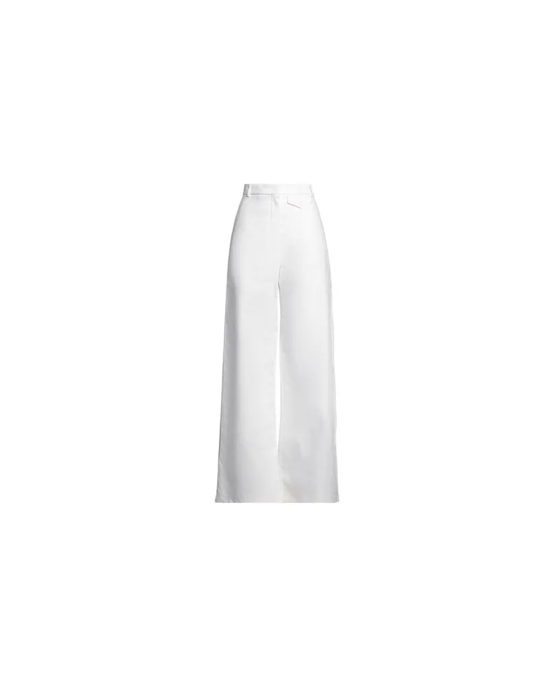 SPORTMAX HOSEN & RÖCKE - Hosenauf YOOX.COM Weiß