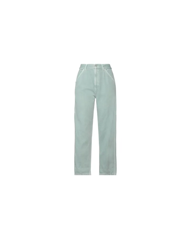 Dondup HOSEN & RÖCKE - Jeanshosenauf YOOX.COM Salbeigrün