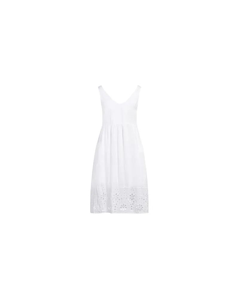 120% Lino KLEIDER - Midi-Kleiderauf YOOX.COM Weiß