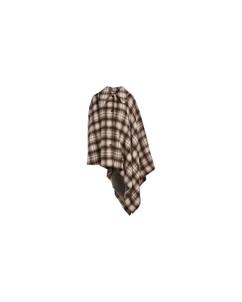 Drumohr  JACKEN & MÄNTEL - Capesauf YOOX.COM Braun