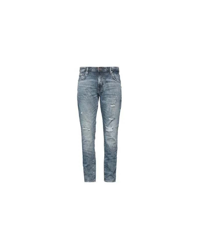 Guess HOSEN & RÖCKE - Jeanshosenauf YOOX.COM Blau