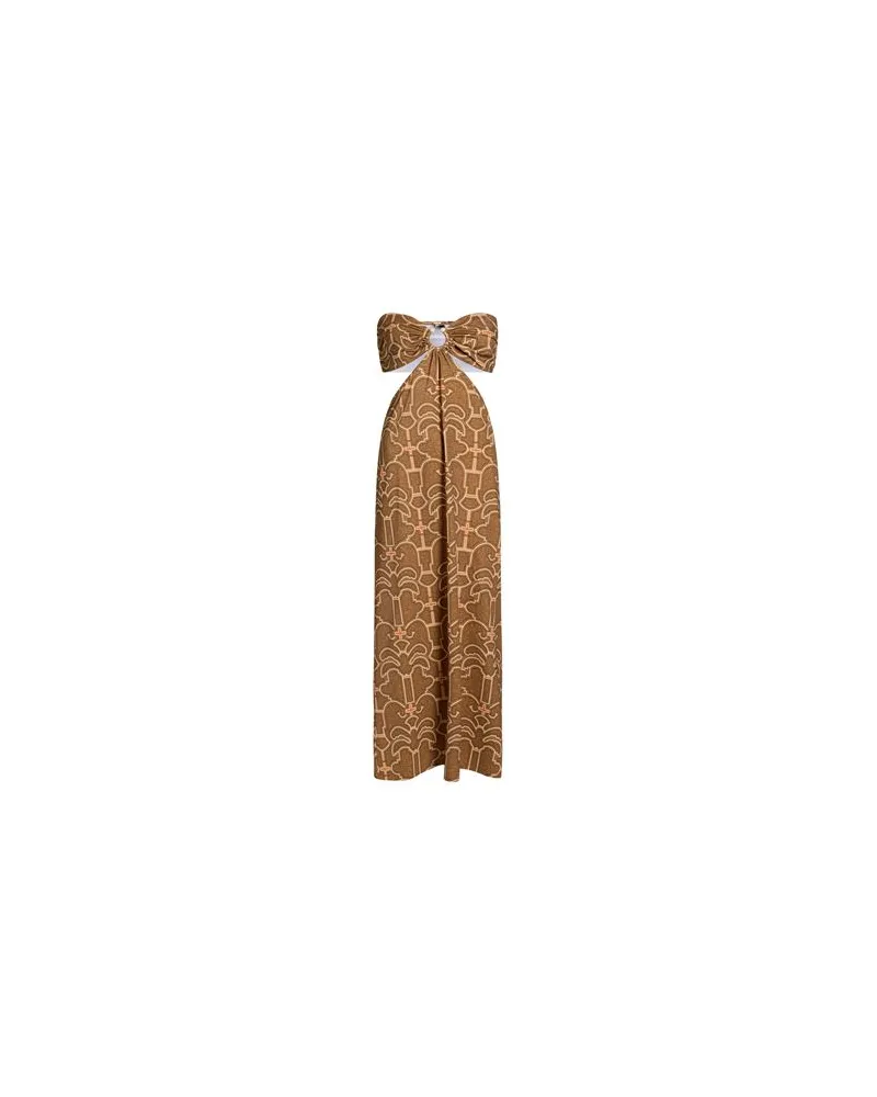 Johanna Ortiz KLEIDER - Maxi-Kleiderauf YOOX.COM Hellbraun