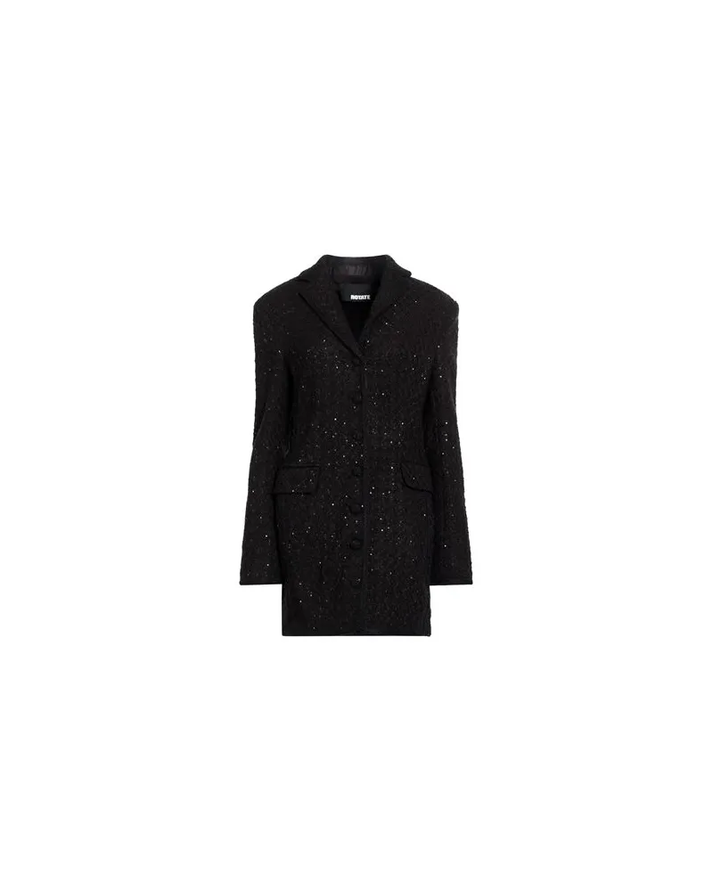 ROTATE Birger Christensen JACKEN & MÄNTEL - Mäntelauf YOOX.COM Schwarz