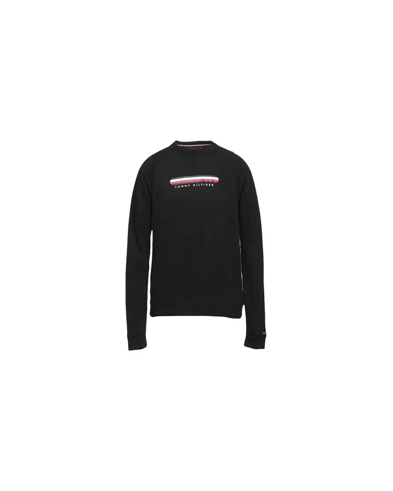 Tommy Hilfiger TRACK TOP   - TOPS - Sweatshirtsauf YOOX.COM Schwarz