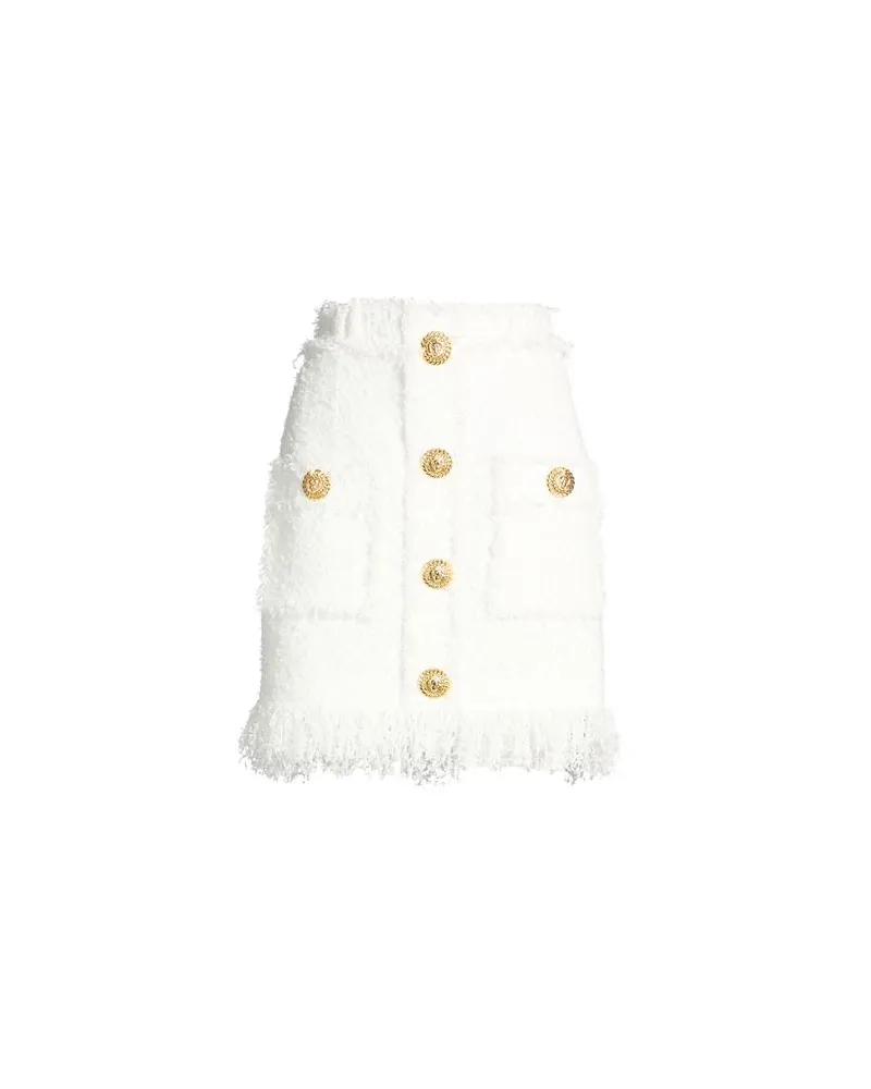 Balmain HOSEN & RÖCKE - Miniröckeauf YOOX.COM Weiß