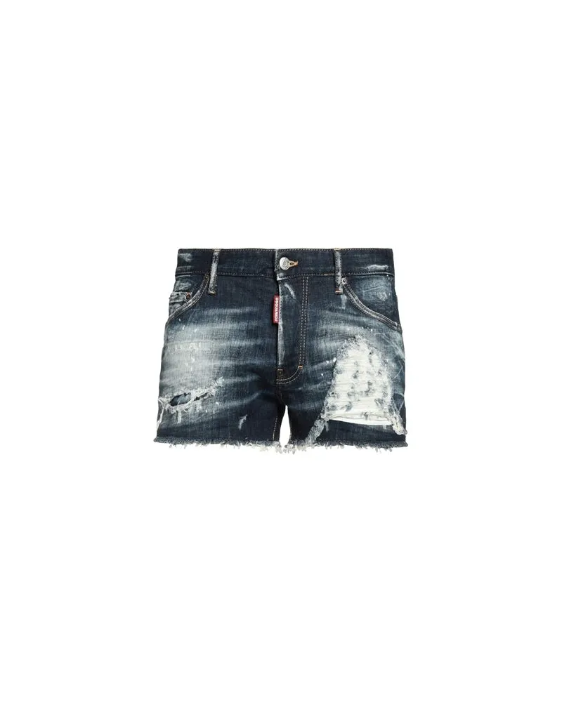 Dsquared2 HOSEN & RÖCKE - Jeansshortsauf YOOX.COM Blau