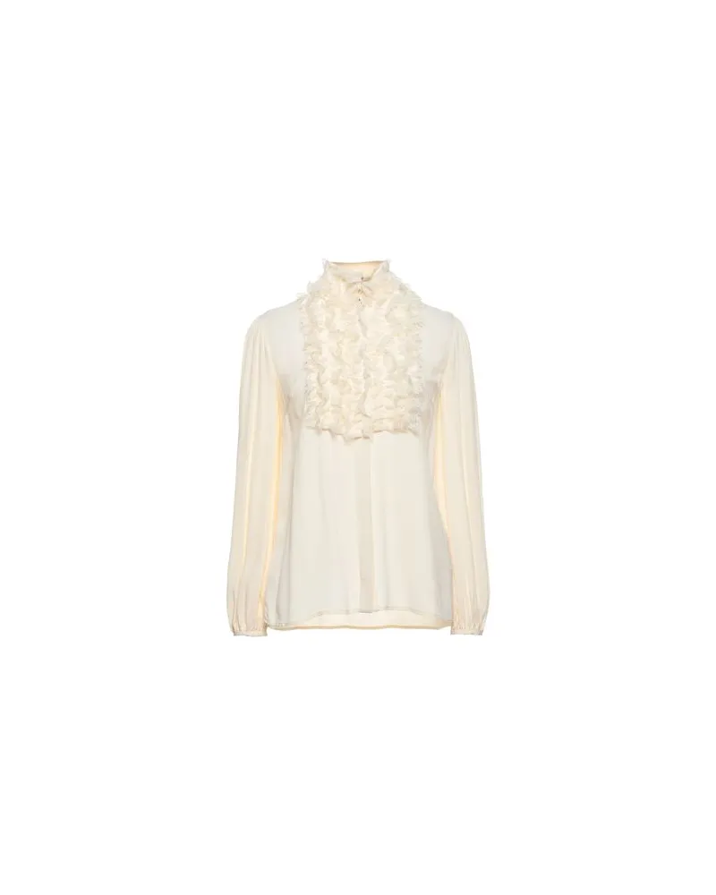 Elisabetta Franchi TOPS - Hemdenauf YOOX.COM Elfenbein