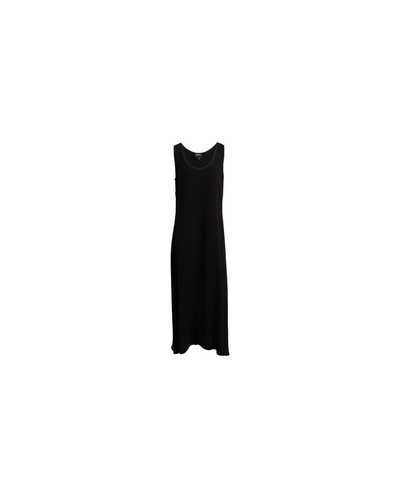 A.P.C. KLEIDER - Maxi-Kleiderauf YOOX.COM Schwarz