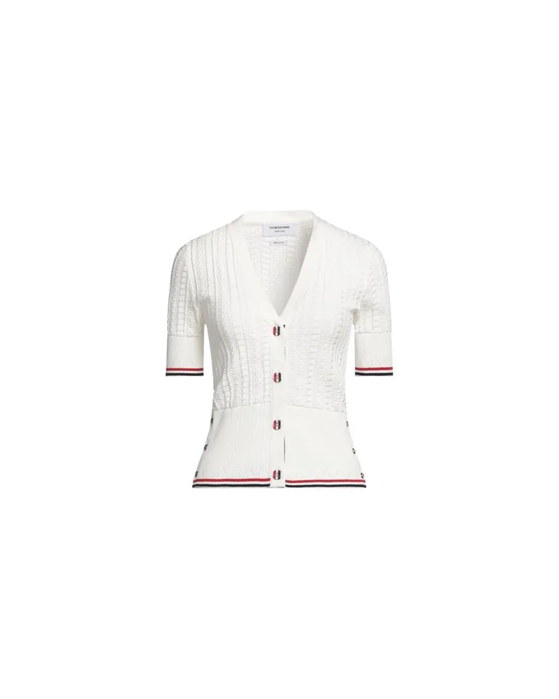 Thom Browne STRICKWAREN - Strickjackenauf YOOX.COM Weiß
