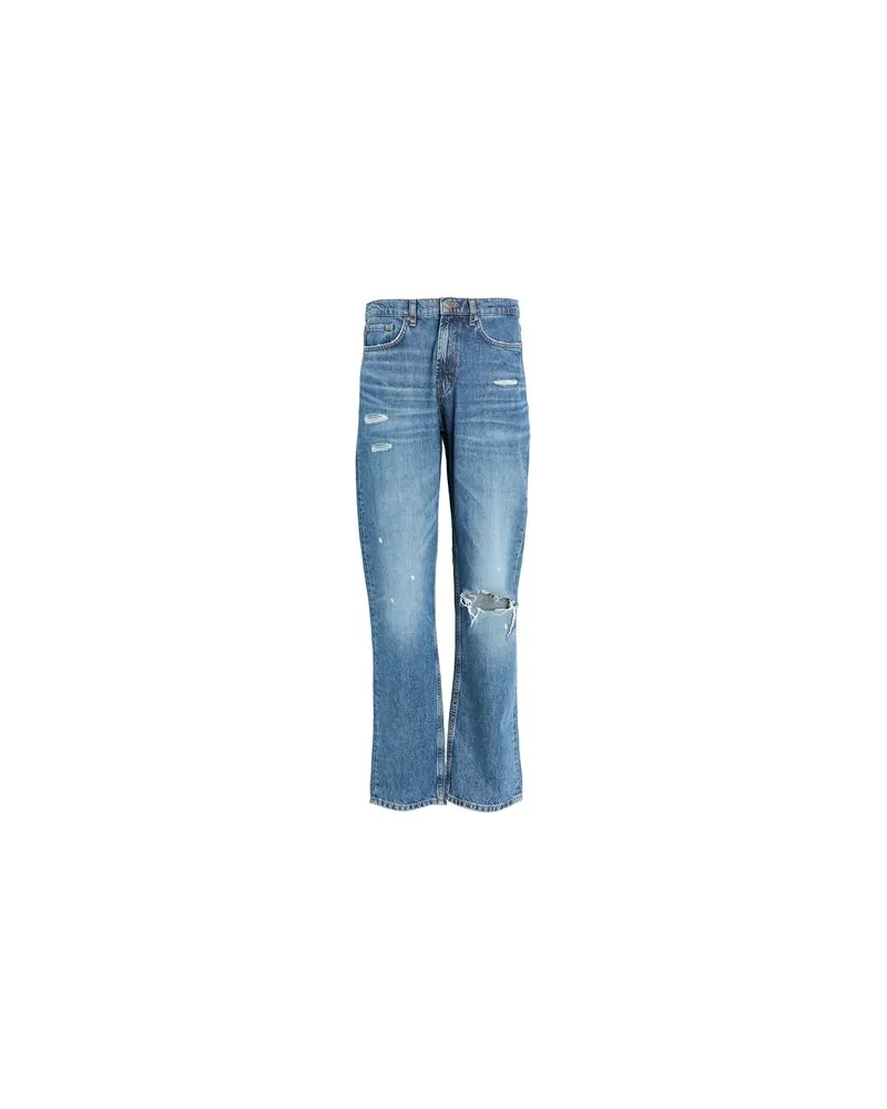HUGO BOSS HOSEN & RÖCKE - Jeanshosenauf YOOX.COM Blau