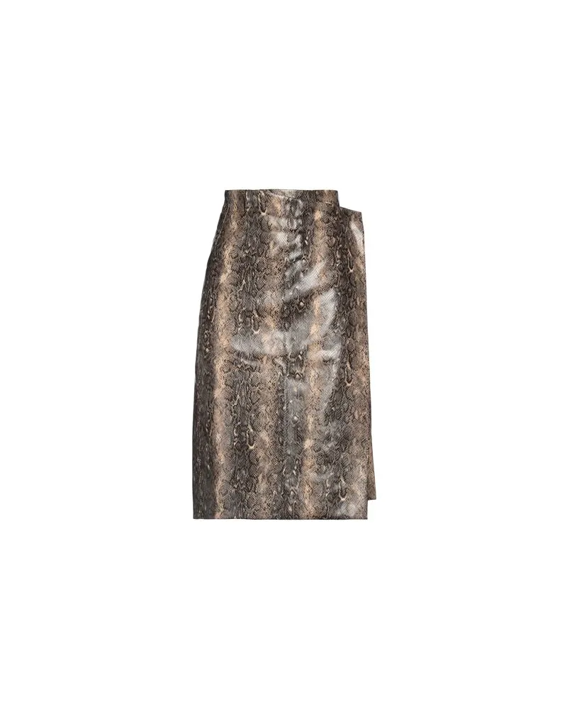 Ganni HOSEN & RÖCKE - Midi-Röckeauf YOOX.COM Beige