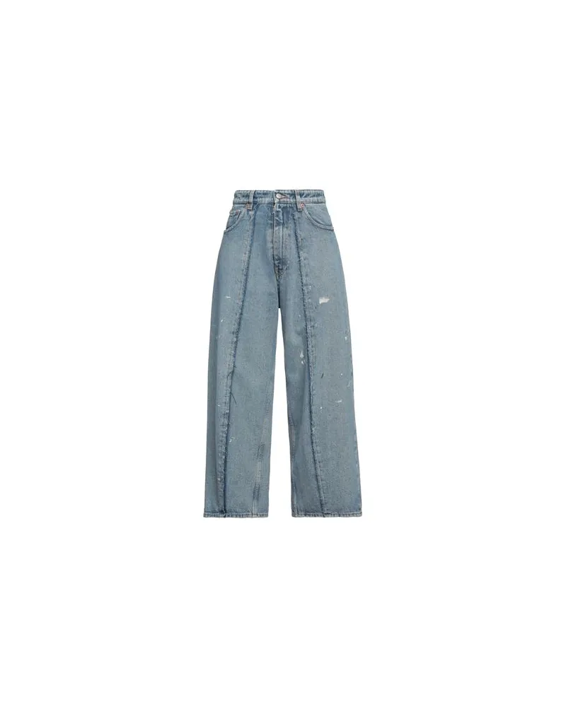 Maison Margiela HOSEN & RÖCKE - Jeanshosenauf YOOX.COM Blau