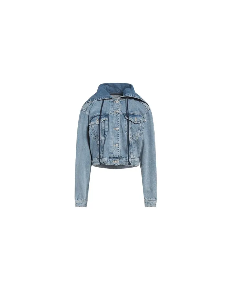 Moschino JACKEN & MÄNTEL - Jeansjacken/Mäntelauf YOOX.COM Blau