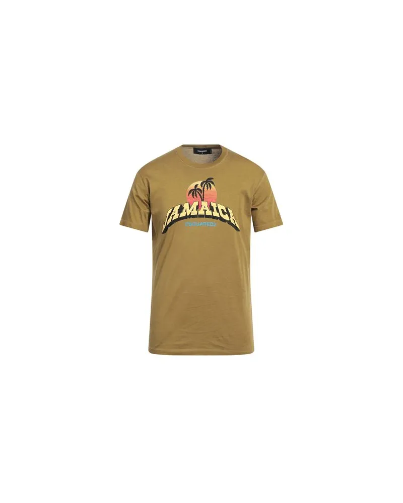 Dsquared2 TOPS - T-shirtsauf YOOX.COM Khaki