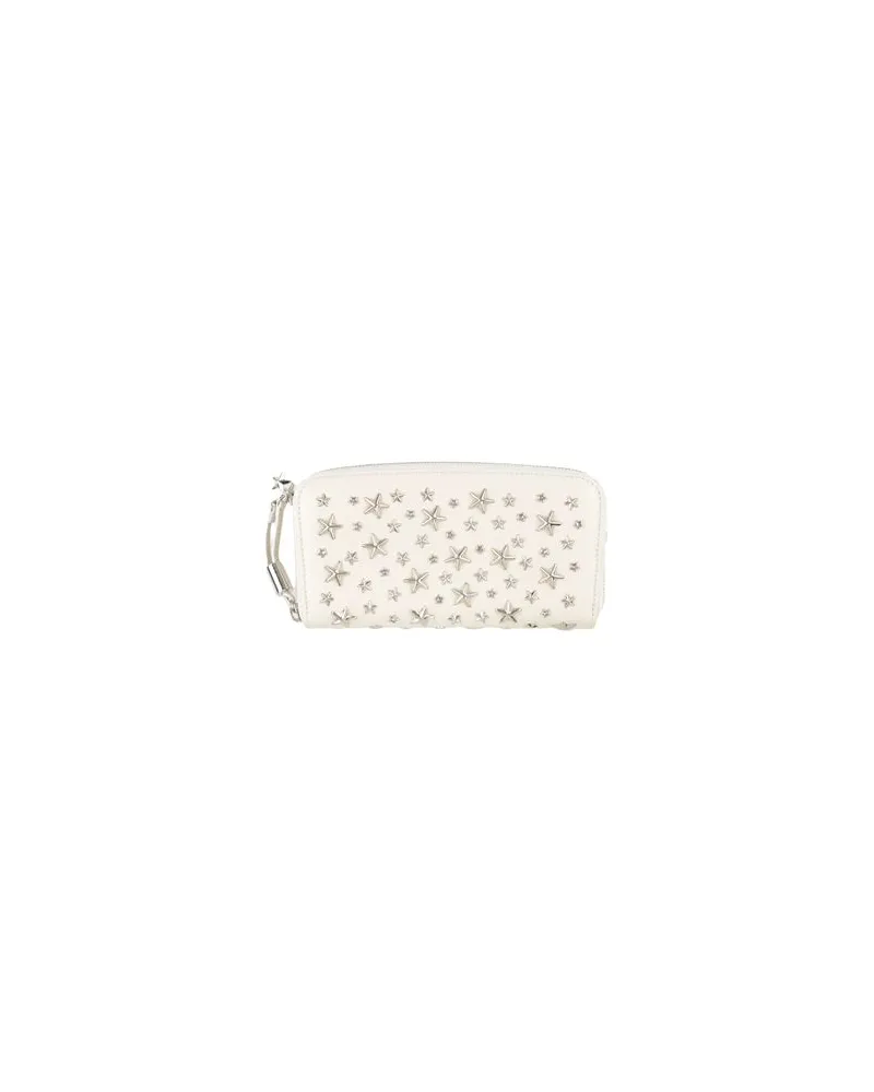 Jimmy Choo Kleinlederwaren - Brieftaschenauf YOOX.COM Cremeweiß