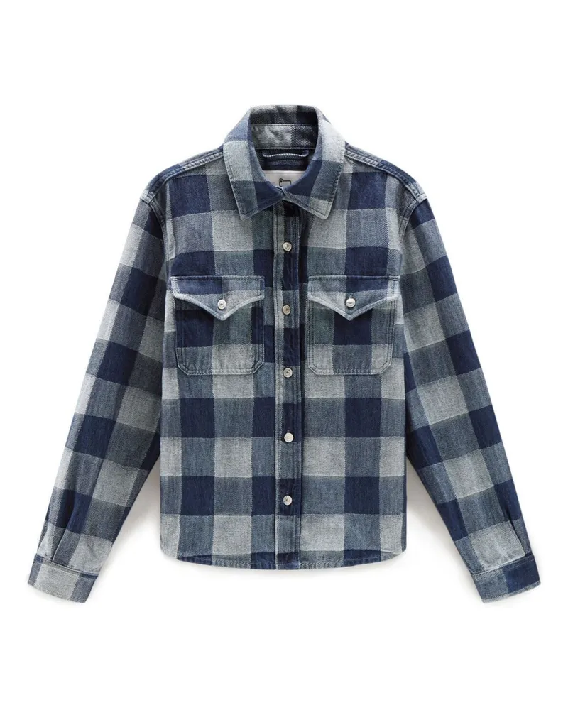 Woolrich Jeanshemd Blau