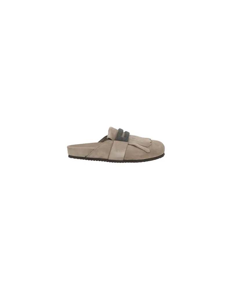Brunello Cucinelli SCHUHE - Mules & Clogsauf YOOX.COM Grau