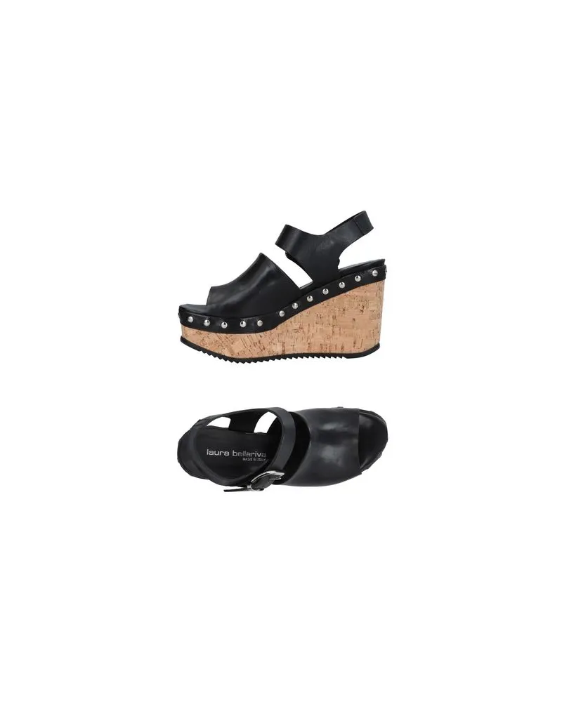 Laura Bellariva SCHUHE - Sandalenauf YOOX.COM Schwarz