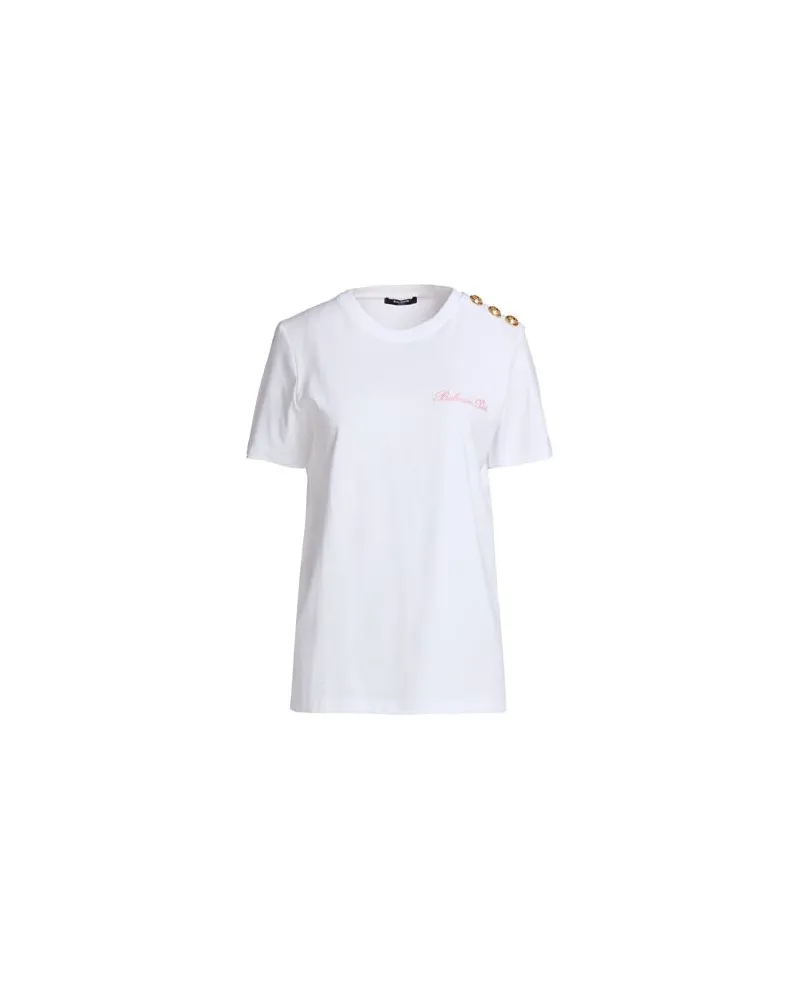 Balmain TOPS - T-shirtsauf YOOX.COM Weiß