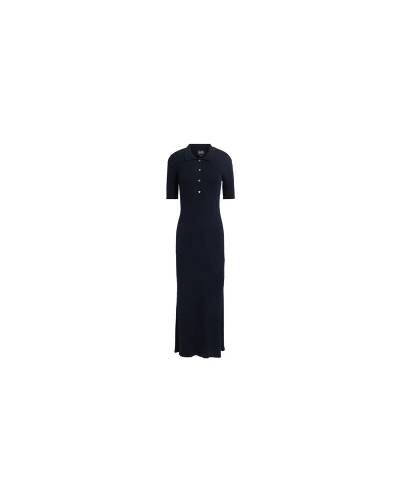 A.P.C. KLEIDER - Maxi-Kleiderauf YOOX.COM Königsblau