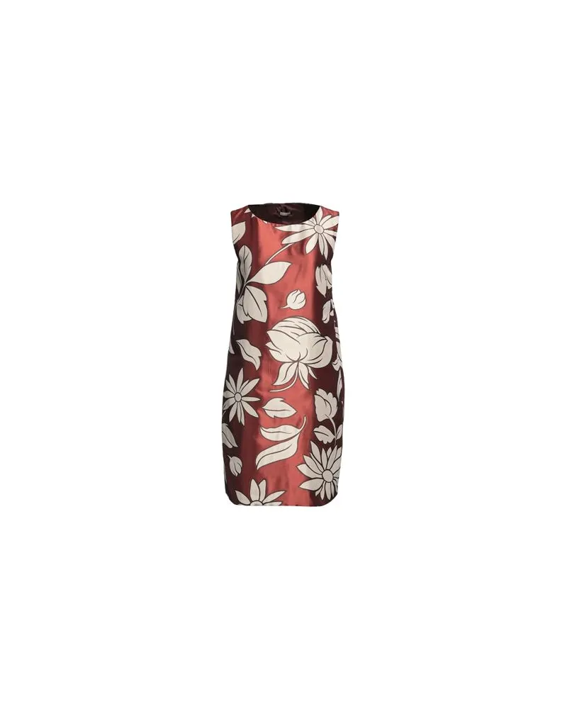 Maliparmi KLEIDER - Mini-Kleiderauf YOOX.COM Ziegelrot