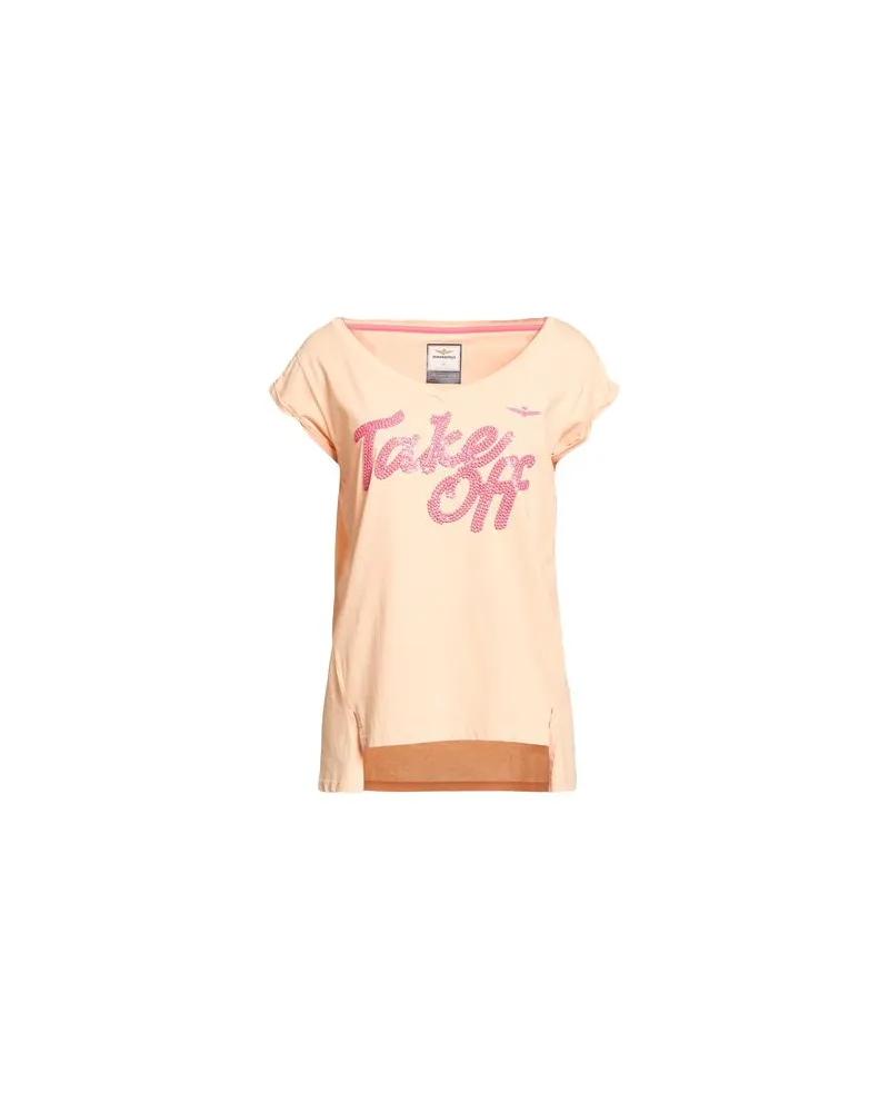 Aeronautica Militare TOPS - T-shirtsauf YOOX.COM Lachs