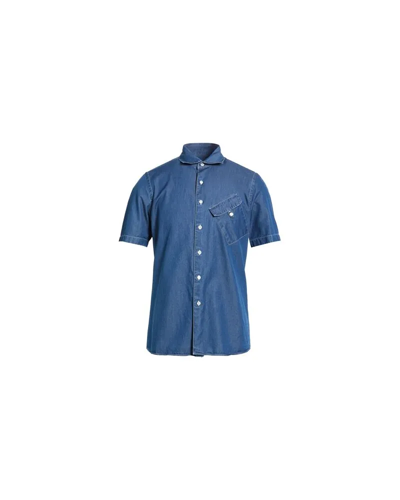 Tagliatore TOPS - Jeanshemdenauf YOOX.COM Blau