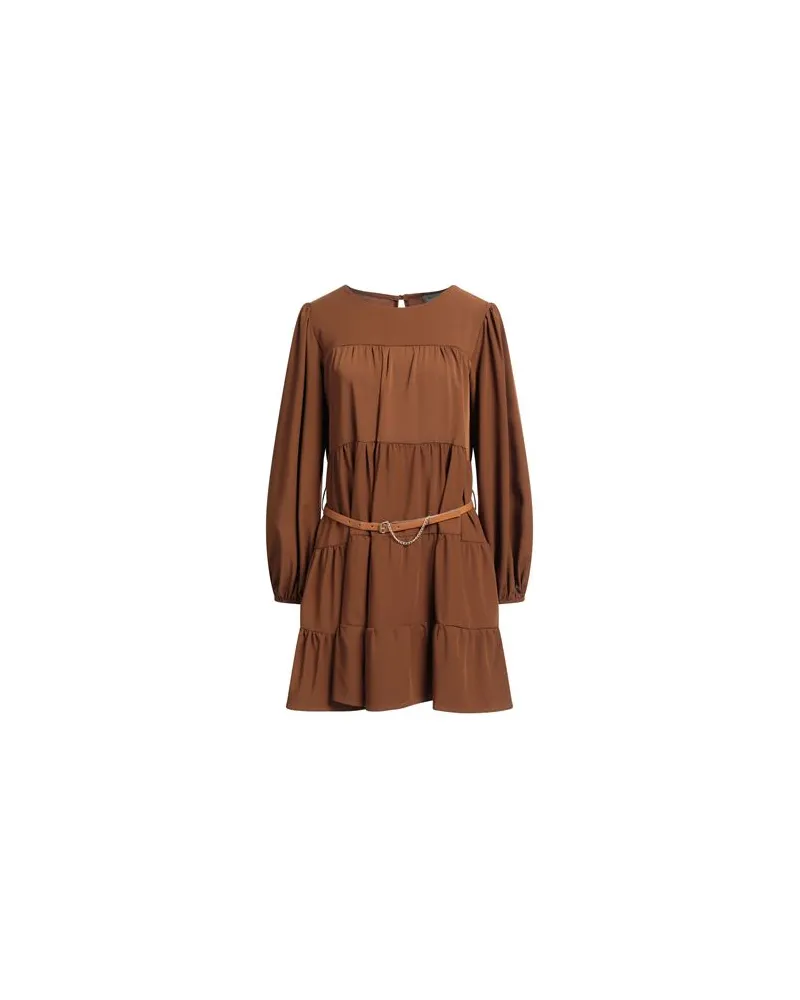 Boutique de la Femme KLEIDER - Mini-Kleiderauf YOOX.COM Braun