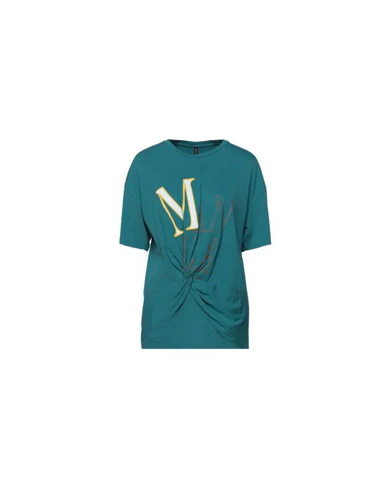 Manila Grace TOPS - T-shirtsauf YOOX.COM Aquamarin