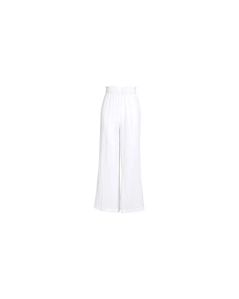 Topshop HOSEN & RÖCKE - Hosenauf YOOX.COM Weiß