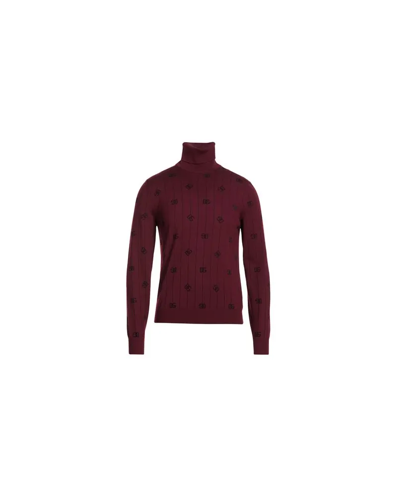 Dolce & Gabbana STRICKWAREN - Rollkragenpulloverauf YOOX.COM Bordeaux
