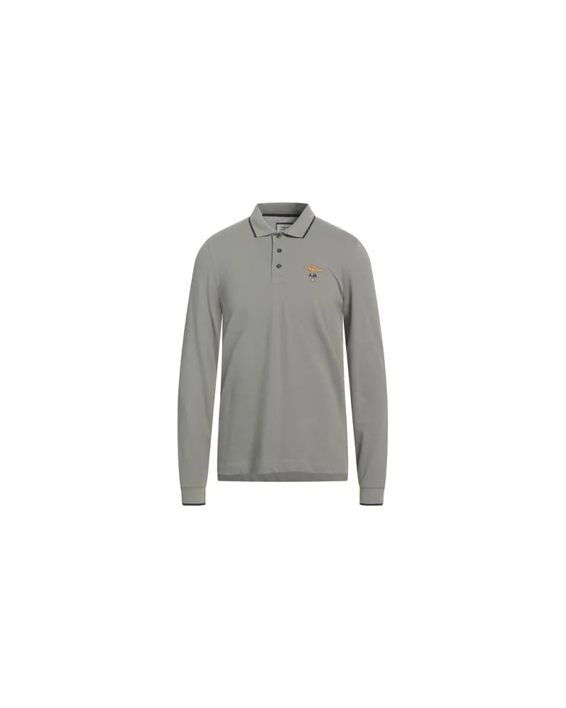 Aeronautica Militare TOPS - Poloshirtsauf YOOX.COM Salbeigrün
