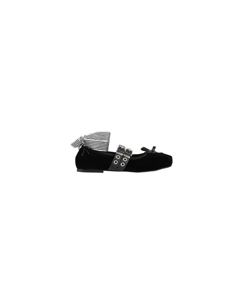 Divine Follie SCHUHE - Ballerinasauf YOOX.COM Schwarz