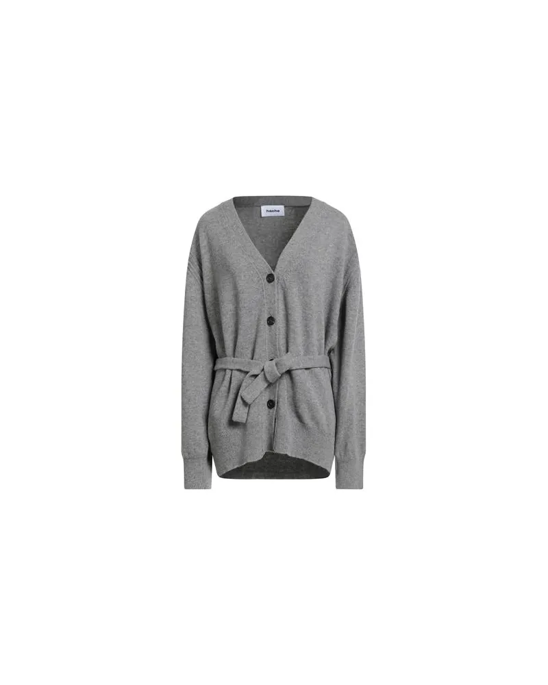 HACHE STRICKWAREN - Strickjackenauf YOOX.COM Grau
