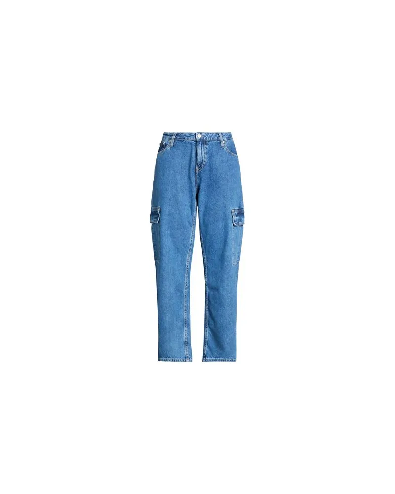 Calvin Klein HOSEN & RÖCKE - Jeanshosenauf YOOX.COM Blau