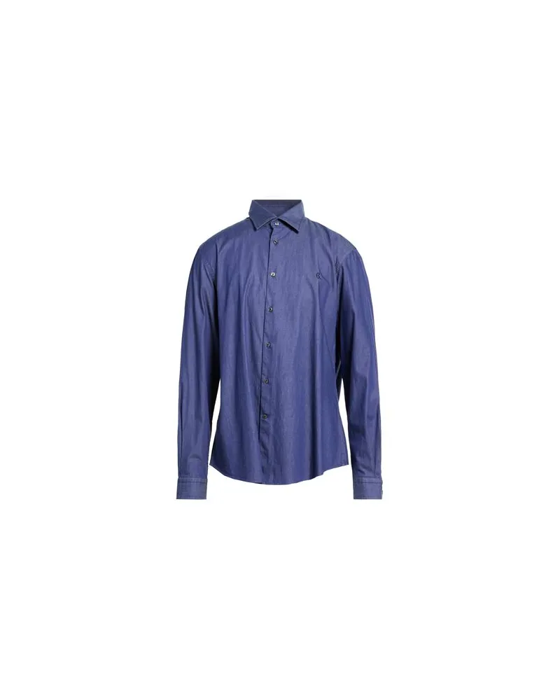 Harmont & Blaine TOPS - Jeanshemdenauf YOOX.COM Blau