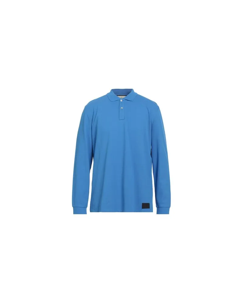 Bruno Manetti TOPS - Poloshirtsauf YOOX.COM Azurblau