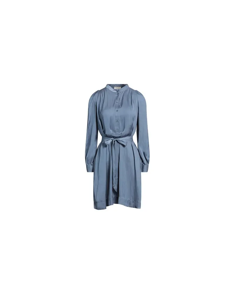 Zadig & Voltaire KLEIDER - Mini-Kleiderauf YOOX.COM Taubenblau